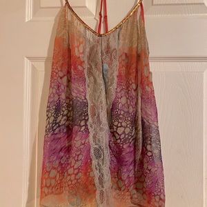 Free people rainbow tank